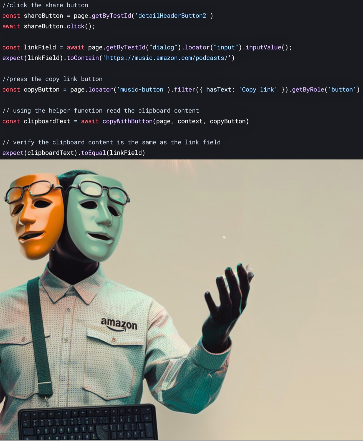 Gen AI created image for social post