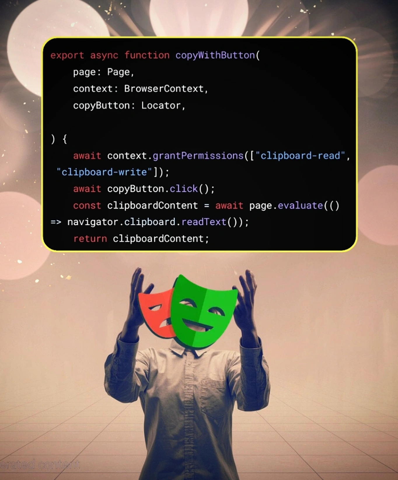 Gen AI created image for social post