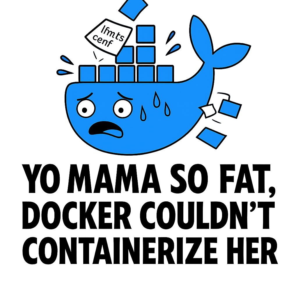 Yo Mama So Fat Docker Panicked